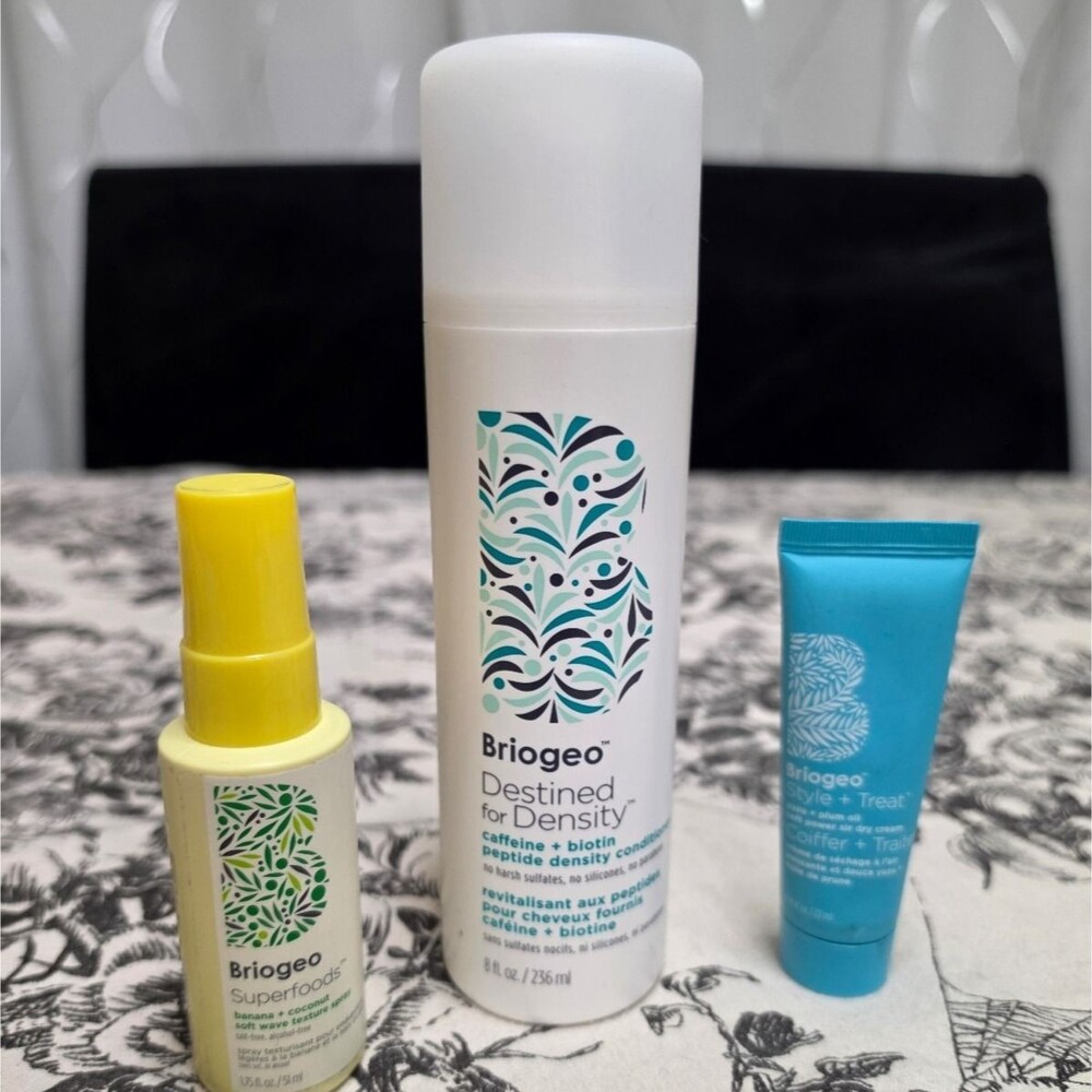 Briogeo Destined For Density Caffeine + Biotin Peptide Conditioner + 2 Bundle